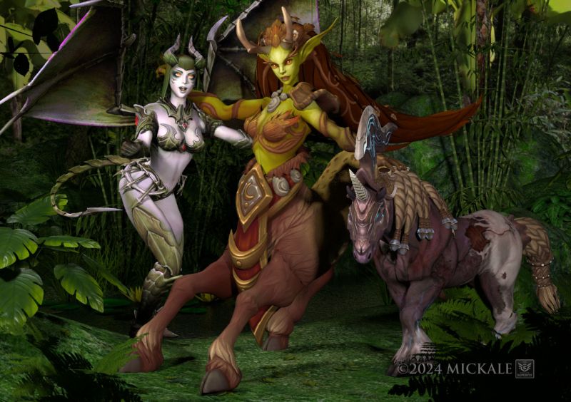 Evil Twins ~ TOTW 6/15/24
~TOTW Winner Wk of 6/15/24~

"So, you are strolling thru the dark forest one night and happen upon the evil twins of a Siren, a Fawn, and a miniature Unicorn. What do you do? WHAT DO YOU DO?!?!"

thanks for looking, enjoy.

("Siren," "Fawn" and "Unicorn" from Summoner; "Tropical Place" by JeffersonAF)
Keywords: TOTW 6/15/24