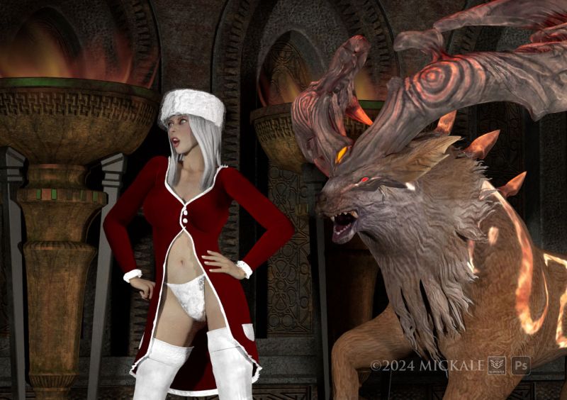 Christmas Route
"He said we're not going to that place this year! Everybody there is on the Naughty List. Now get that Florida place off the route -- don't make send Blitzen over there to do it!"

Happy Christmas and Merry New Year, y'all!
