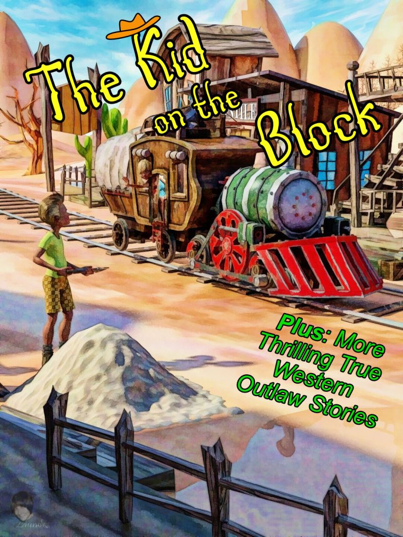 The Kid on the Block
My work doesn't consist of the use of ANY AI generators!


ITEMS USED:

My Western Town by Just BK - terrain and hills included (Sketchfab)
Fantasy Locomotive Train FREE by Daniil Kulinich (Sketchfab)

CHARACTERS:

Toon Generations 4 for Genesis 8 with hair and clothing included
Pose in train by Petege and changed a bit by myself
Pose with hand tool by Petege

PROPS:

Sand heap by Petege
Hand tool part of Train set separated by Petege

SKY:

Luminar 4

Postwork done with a pencil filter added by Petege and hat on text by myself, both in Affinity Photo.

Daz Studio Iray Render

Keywords: 3D scene comic