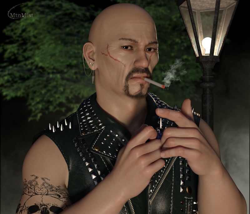 What're you lookin' at?
I'd smile and keep moving.  :)
