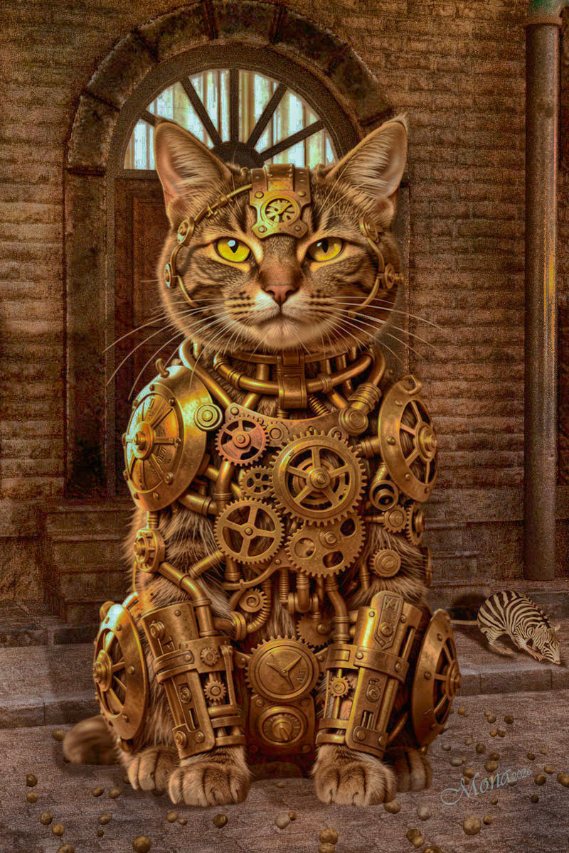 Steampunk Cat
