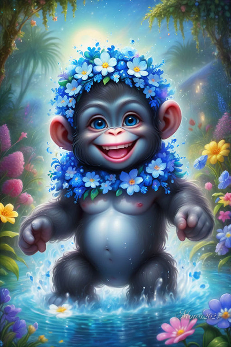 Das Gorillababy
Al + Photoshop
